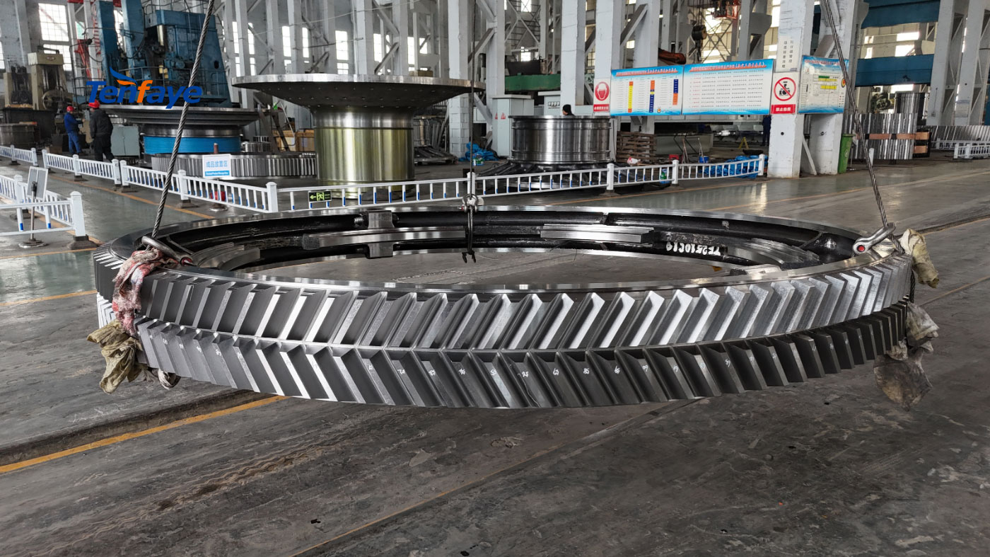 <Common Challenges in Casting Large Herringbone Girth Gears and Tenfaye's Solutions - Tenfaye Steel Casting