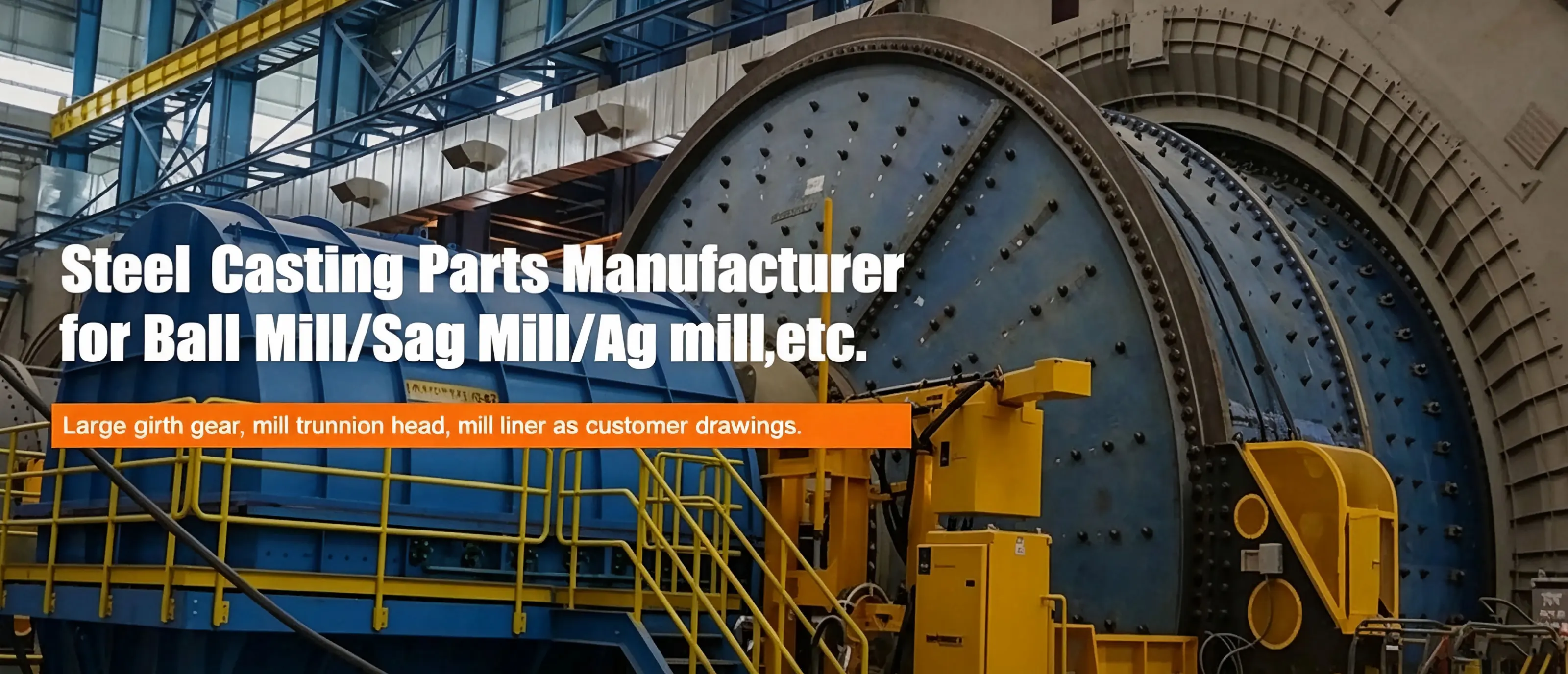 Ball mill spare parts manufacturer