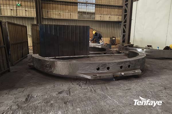 Custom Cast Steel Steam Turbine Holding Ring