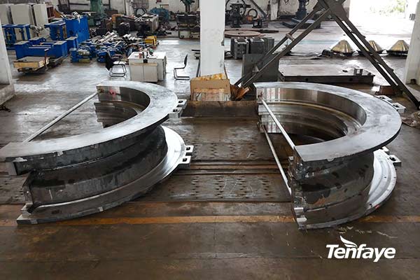 Custom Cast Steel Steam Turbine Holding Ring