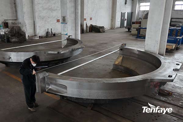 Custom Cast Steel Steam Turbine Holding Ring