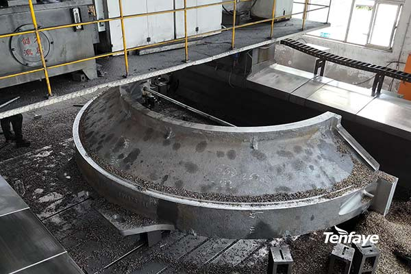 steam-turbine-partition-sleeve-casting-deformation