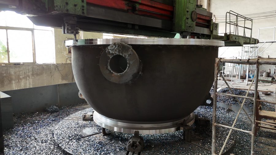 Cast steel valve body for hydropower