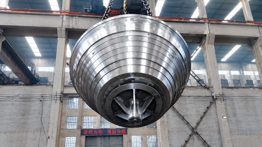 Custom large steel casting manufactured by Tenfaye